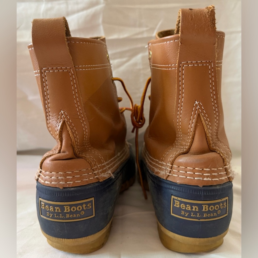 Bean Boots By LL BEAN  Leather Duck Boot Women’s Size 10M USA - Picture 4 of 6